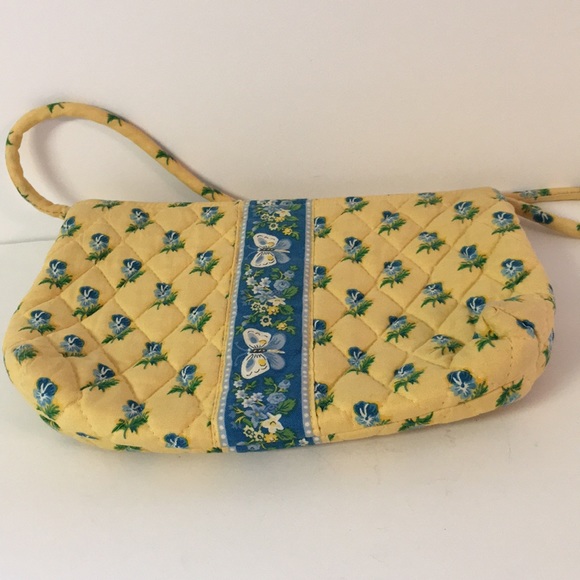 Vera Bradley USA Katherine Retired Sm Yellow Bag - Picture 4 of 8